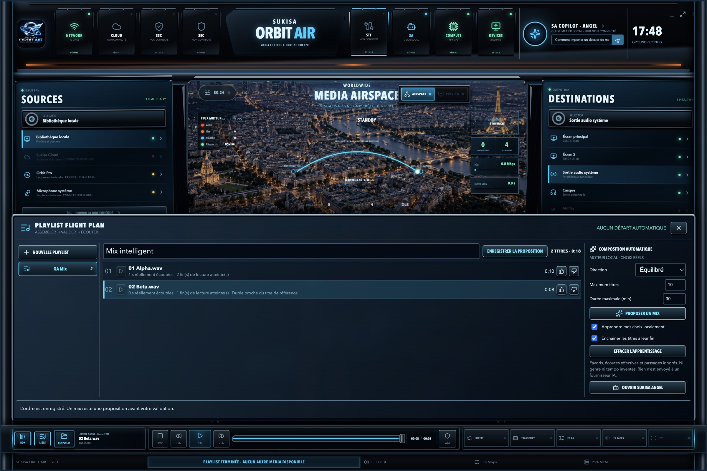 Playlist Flight Plan